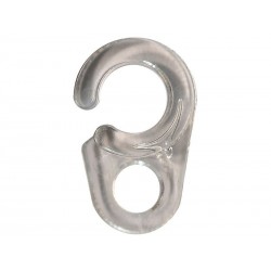 Agrafes de tringle à rideau design 20 mm plastique transparent