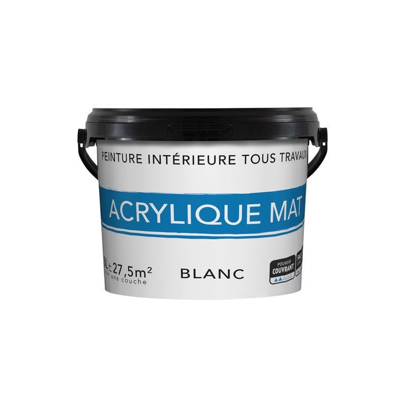 Peinture Mur Et Plafond Blanc Mat