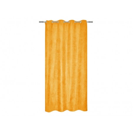 Rideau tamisant Newmanchester suédine jaune l.140 x H.280 cm -  - meilleure qualité