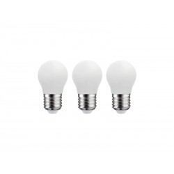 Ampoule led sphérique E27 40W opale chaud X3 *