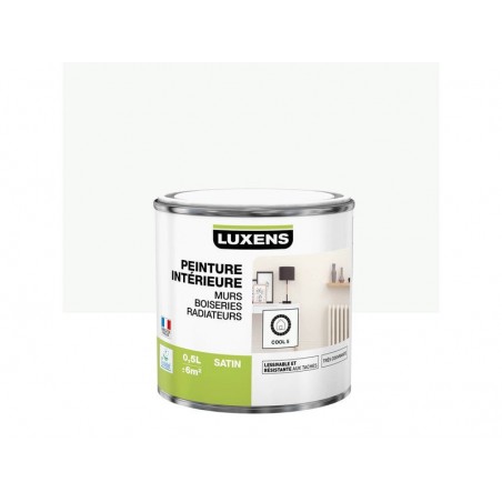 Peinture Mur Boiserie Radiateur Multisupports Luxens Cool 5 SatinÃ© 0.5 L