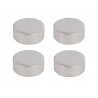 Jeu de 4 fixations miroirs rondes chromées -  - meilleure qualité