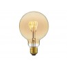 Ampoule décorative led à filament ambréglobe 95 mm E27 35 W