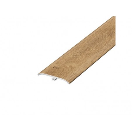 Barre de seuil à fixer avec cheville invisible à coller effet bois830x37mm