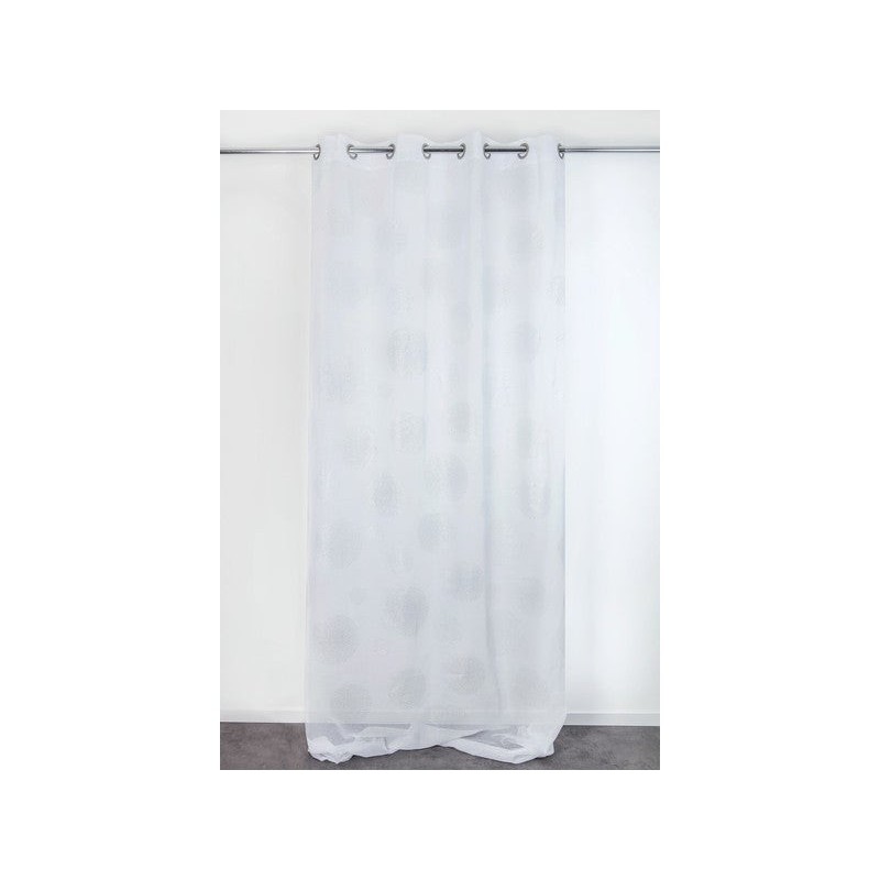 Voilage transparent blanc L. 140 x H. 240 cm -  - meilleure qualité