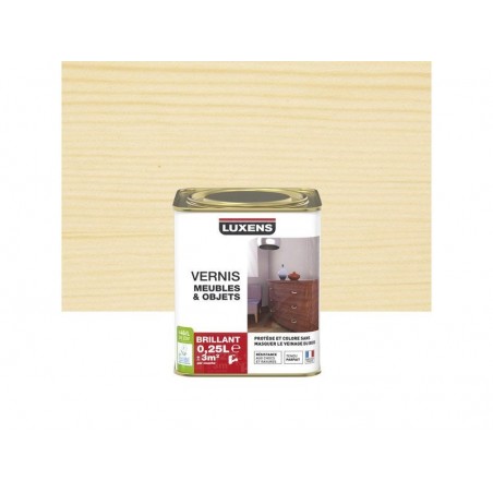 Vernis meuble et objets  Incolore Brillant