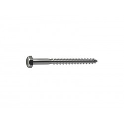 Lot de 20 vis acier tête 6 pansDiam.8 Mm X L.100 Mm