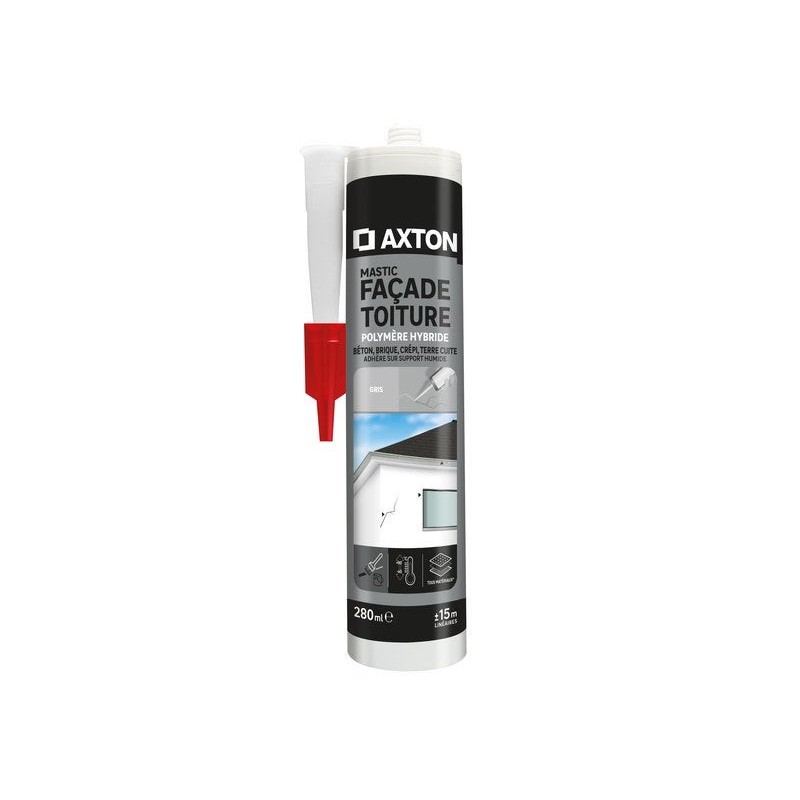 Mastic Détanchéité Façade Axton 280 Ml