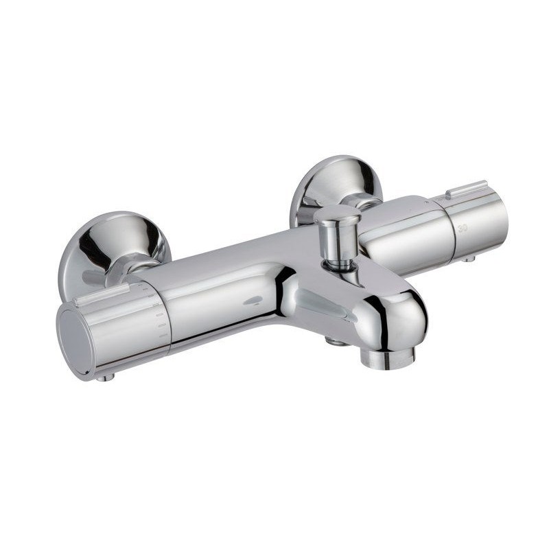 Mitigeur thermostatique de baignoire chromé