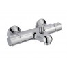 Mitigeur thermostatique de baignoire chromé