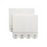 Lot de 8 Languettes Adhésives Tableaux Déco Command Blanc