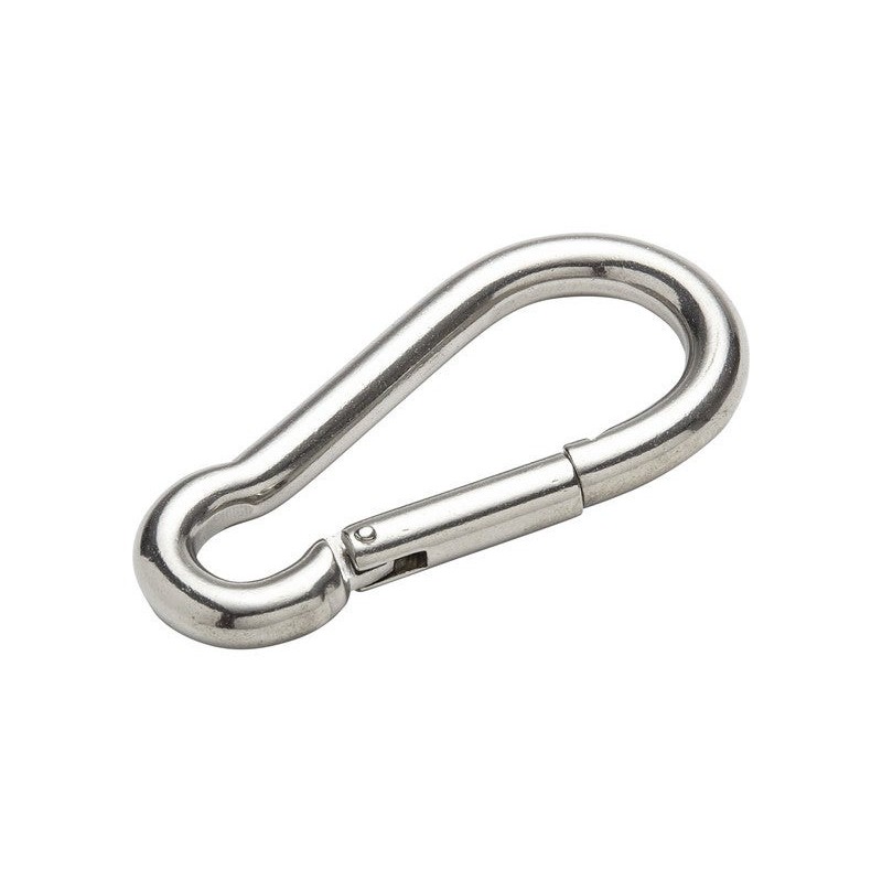 Mousqueton Inox Standers L.100 X L.10 Mm