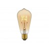 Ampoule décorative led à filament ambré edison E27 35 W LEXMAN