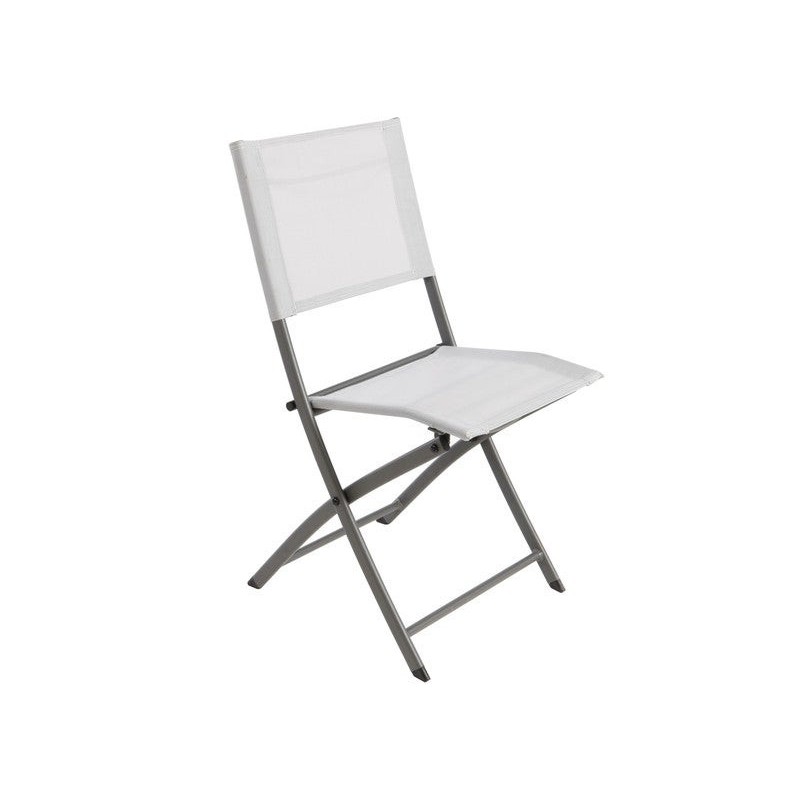 Chaise de jardin NATERIAL Emys en acier gris -  - meilleure qualité