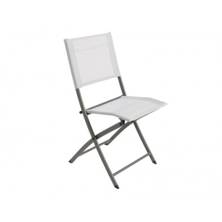 Chaise de jardin NATERIAL Emys en acier gris -  - meilleure qualité