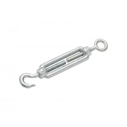 Tendeur crochet - oeil acier zinguéStanders Diam.5 X L.18 X L.10 Mm