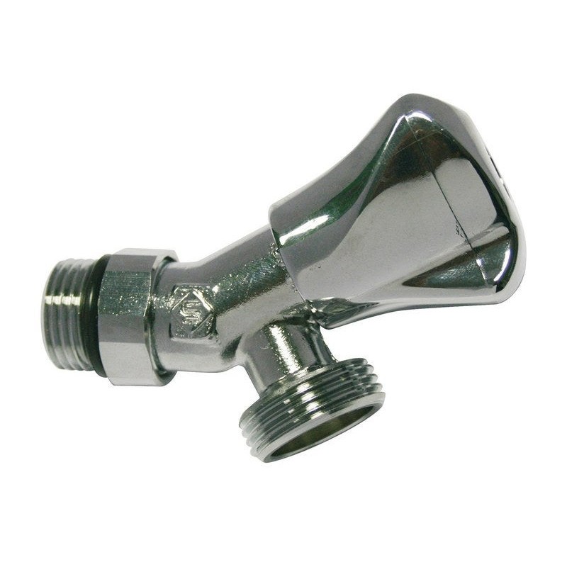 Robinet darrêt orientable auto-étanche à clapet mâle - mâle 15 X 21 Mm 20 X 27