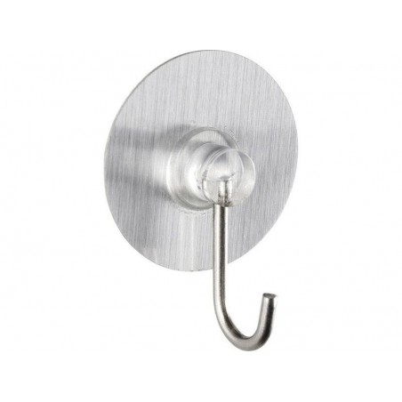 Lot de 4 petits crochets 1 tête chromé Static-loc -  - meilleure qualité