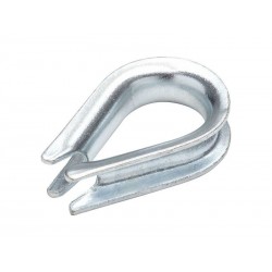 Cosse Coeur Acier Zingué Standers Diam.13 X L.70 X L.8 Mm