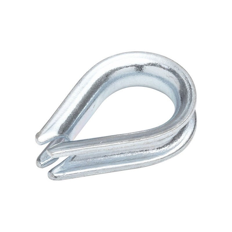 Lot de 2 cosses Coeur Acier Zingué Standers Diam.4 X L.170 X L.2