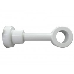 Support Extensible Tringle à Rideau 28 Mm Blanc Satiné Inspire