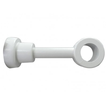 Support Extensible Tringle à Rideau 28 Mm Blanc Satiné Inspire