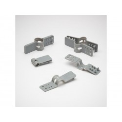 Lot de 20 Clips Universel Pour Brise-Vue Naterial Gris