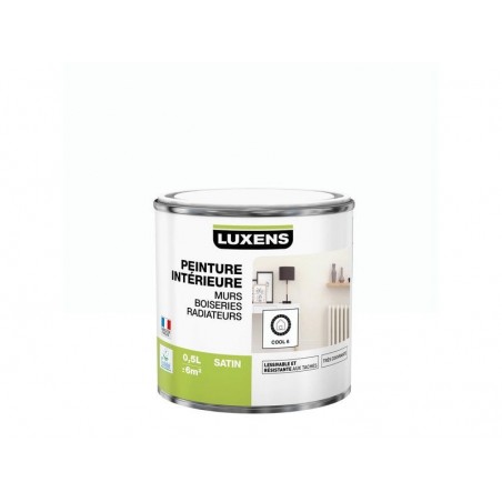 Peinture Mur Boiserie Radiateur Multisupports Luxens Cool 6 SatinÃ© 0.5 L
