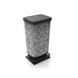 Poubelle de cuisine à pédale Rotho Polypropylène 40 L