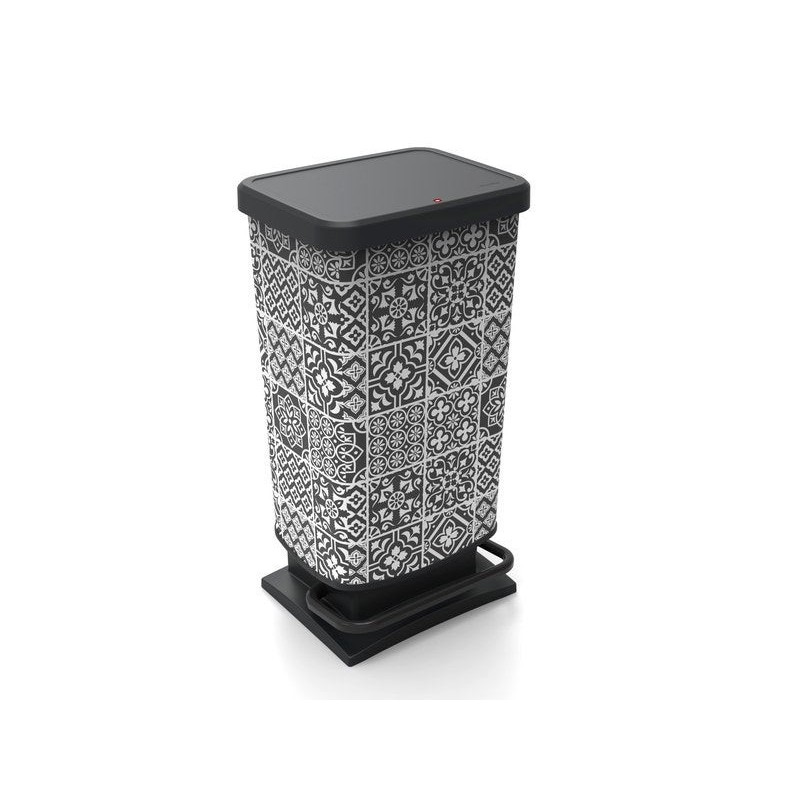 Poubelle de cuisine à pédale Rotho Polypropylène 40 L