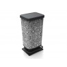 Poubelle de cuisine à pédale Rotho Polypropylène 40 L