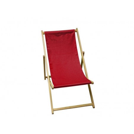 Chilienne de jardin Lola en bois rouge carmin