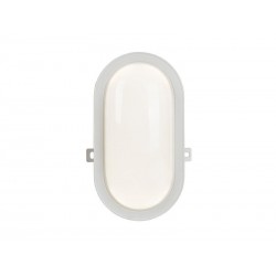 Hublot extérieur LED intégrée oval H.20 cm 1320 Lm blanc