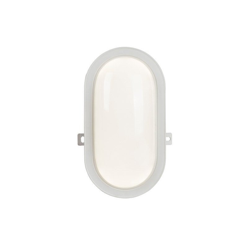Hublot extérieur LED intégrée oval H.20 cm 1320 Lm blanc