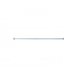 Barre droite extensible L.220 cm SENSEA chrome -  - meilleure qualité