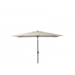 Parasol pied central Avea Taupe rectangulaire