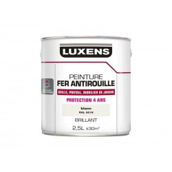 Peinture Fer Extérieur Luxens Blanc Glossy 2.5 L