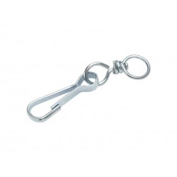 Lot de 4 mousquetons acier ZinguéL.40 X L.10