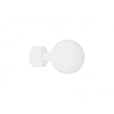 Lot de 2 embouts pour tringle à rideau blanc mat Diam.20mm