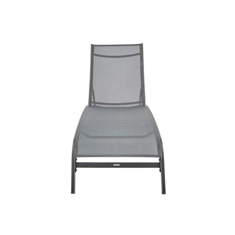 Bain de soleil en aluminium NATERIAL Lyra gris anthracite