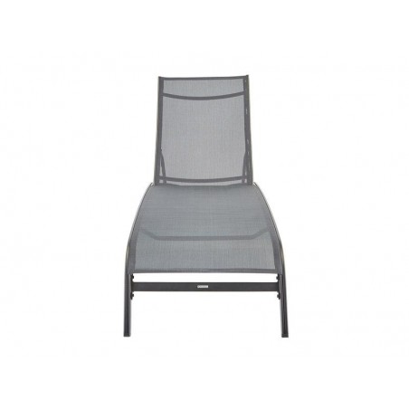 Bain de soleil en aluminium NATERIAL Lyra gris anthracite