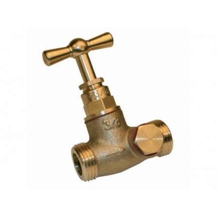 Robinet DArrÃªt Purgeur 2 Bouchons MÃ¢le-MÃ¢le 15 X 21Mm