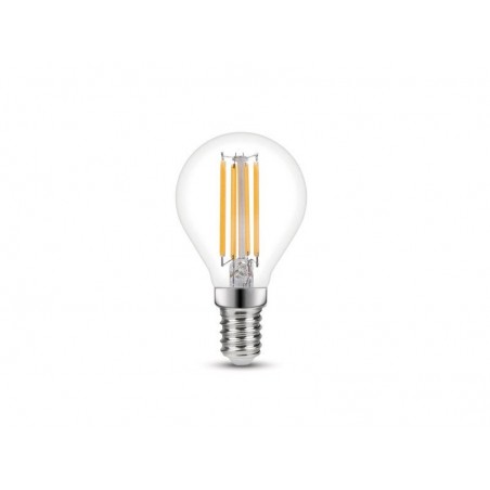 Ampoule led à filament sphérique E14 470 Lm40 W blanc chaud LEXMAN