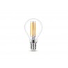 Ampoule led à filament sphérique E14 470 Lm40 W blanc chaud LEXMAN