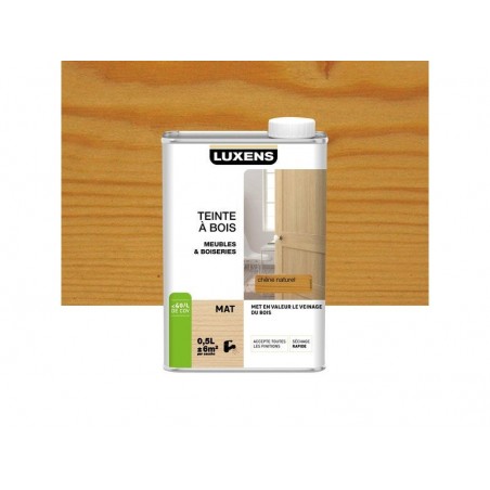 Teinte à bois LUXENS 0.5L chene naturel mat