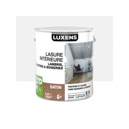 Lasure IntÃ©rieure Poutre Et Lambris 2.5 L Luxens
