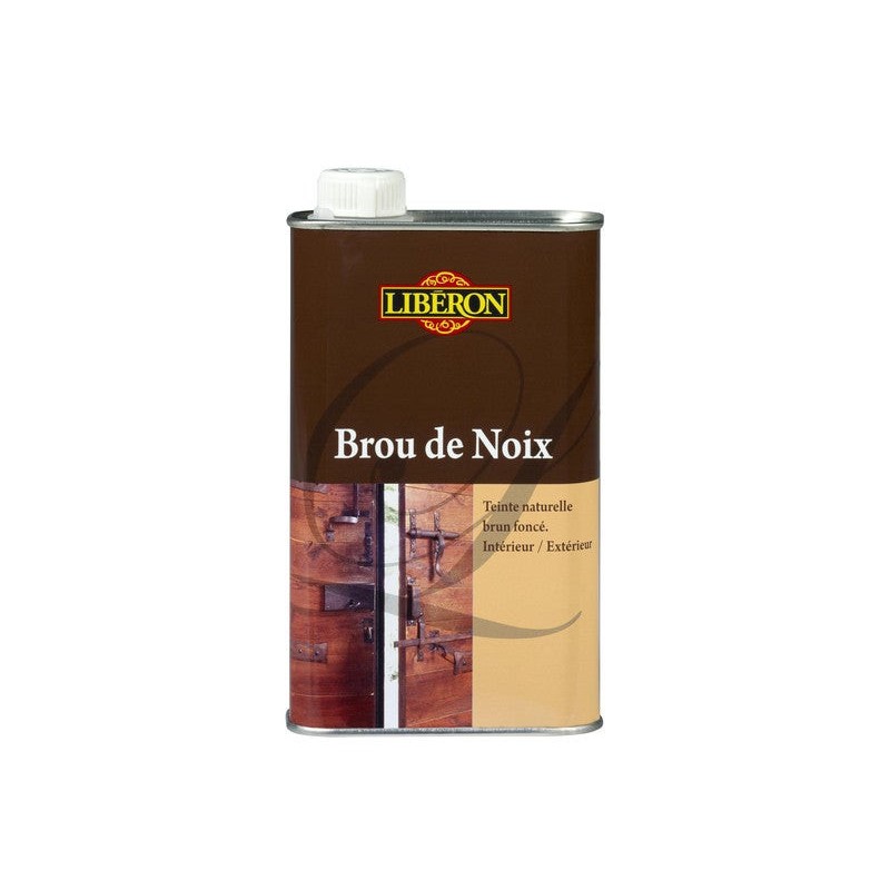 Brou de noix  0.5 L brun foncé -  - meilleure qualité