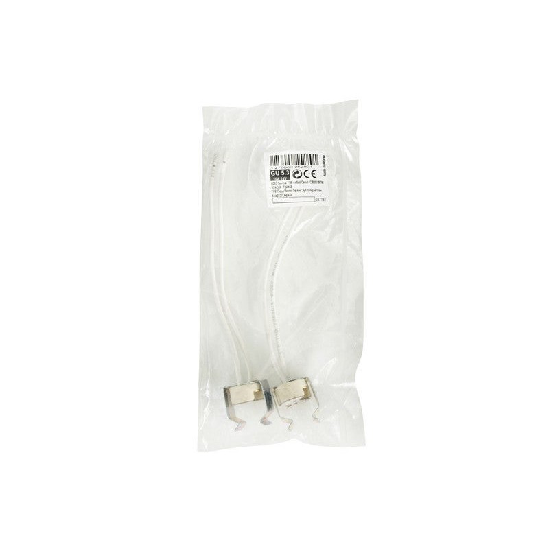 Douille électrique à Baïonette Gu5.3 céramique Blanc