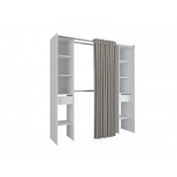 Kit dressing blanc STAR 200 x 180 x 50 cm