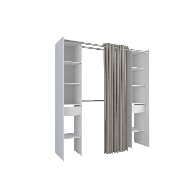 Kit dressing blanc STAR 200 x 180 x 50 cm